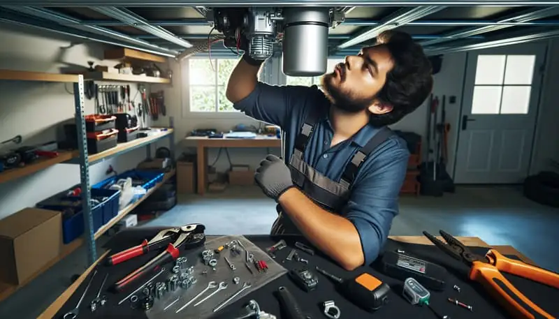 Garage Door Opener Repair — Serrano Place